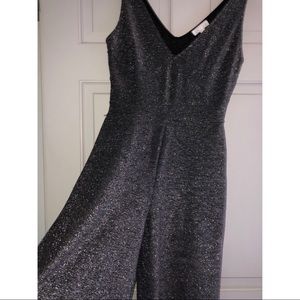 Black shimmer jumpsuit !